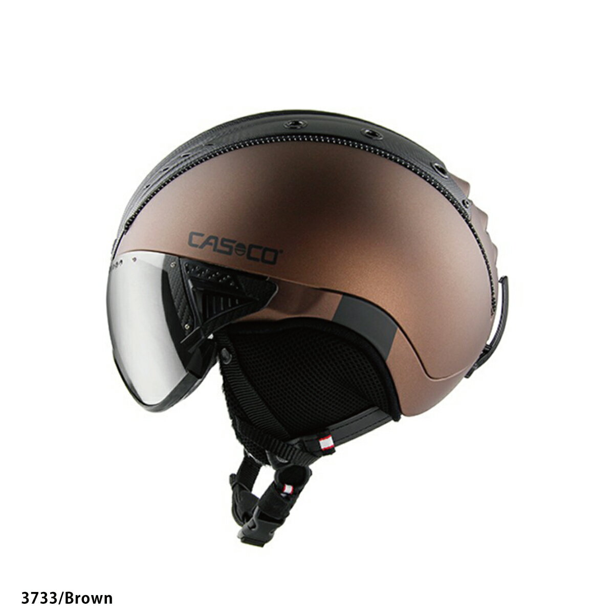 CASCO カスコ スノボ スノーボード ヘルメット メンズ レディース 2024 SP-2 VISOR CARBONIC 2