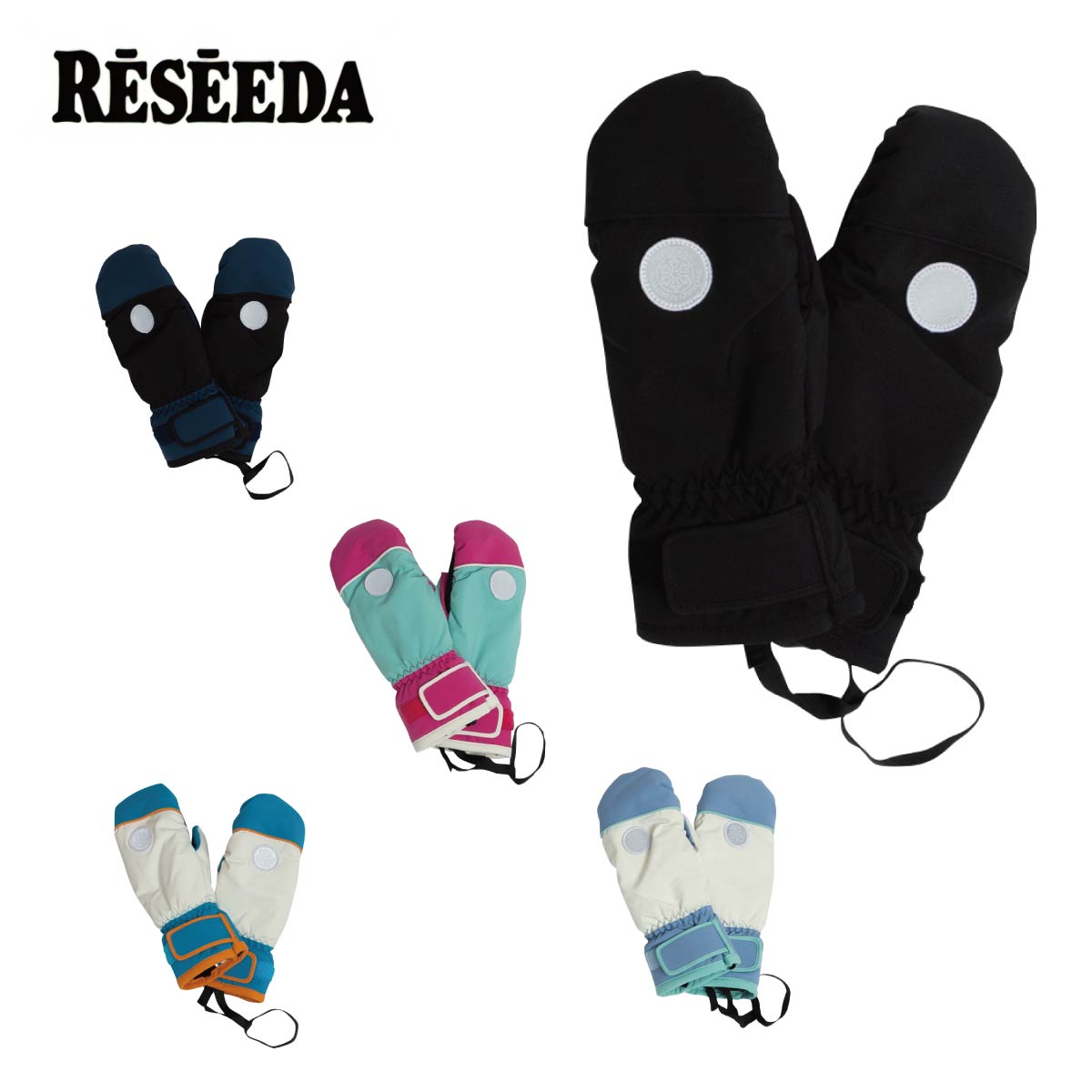 RESEEDA レセーダ スノボ グローブ キッズ ジュニア＜2025＞ JUNIOR MITTEN / REA77101【ミトン】 日本正規品(4.0)