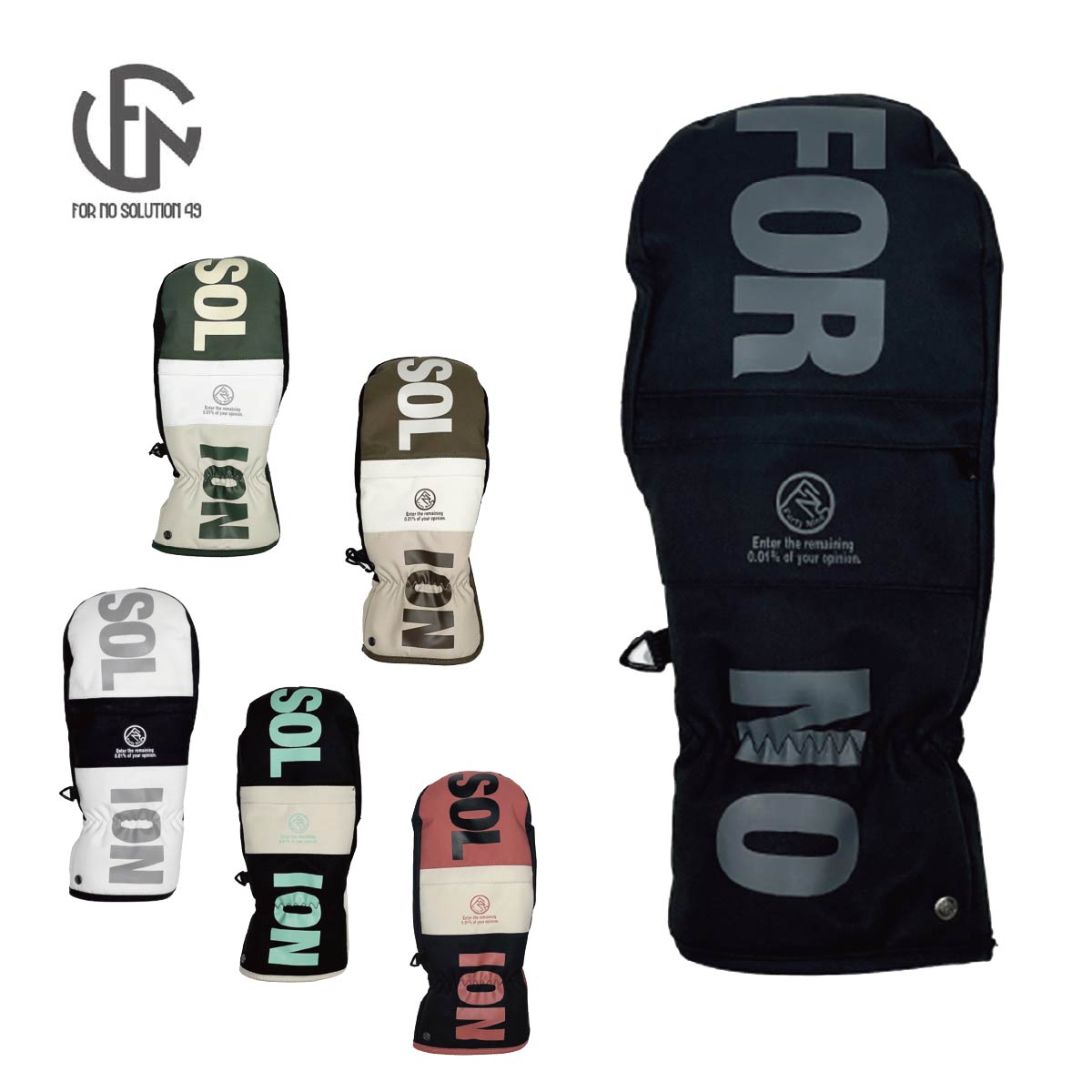 FOR NO SOLUTION 49 フォーノーソリューション49 スノボ グローブ メンズ レディース＜2025＞FN-4516 / SB GLOVE MITTON