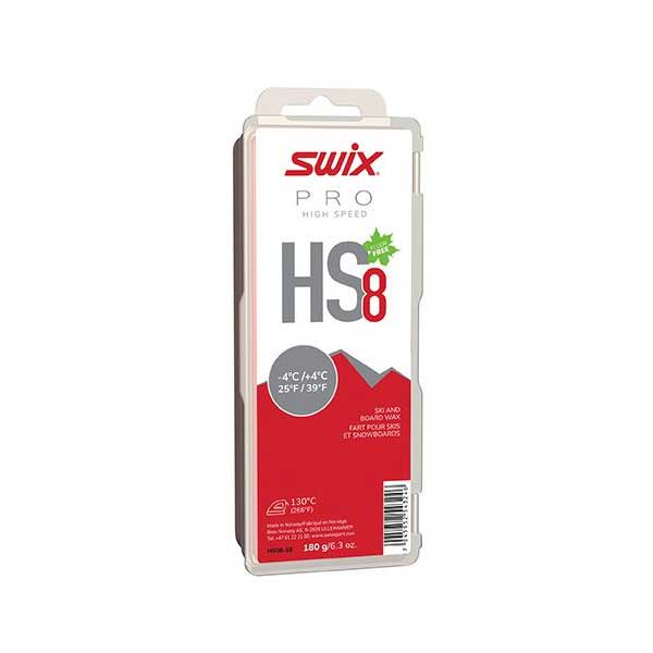 SWIX スウィックス ワックス PRO High Speed HS HS08-18 HS8 レッド180g 固形 スノ...