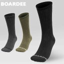 BOARDEE スノボ ソックス 靴下 メンズ スノーボード 暖かいパイル ずれない スキー BD24MFSO01M ボーディー