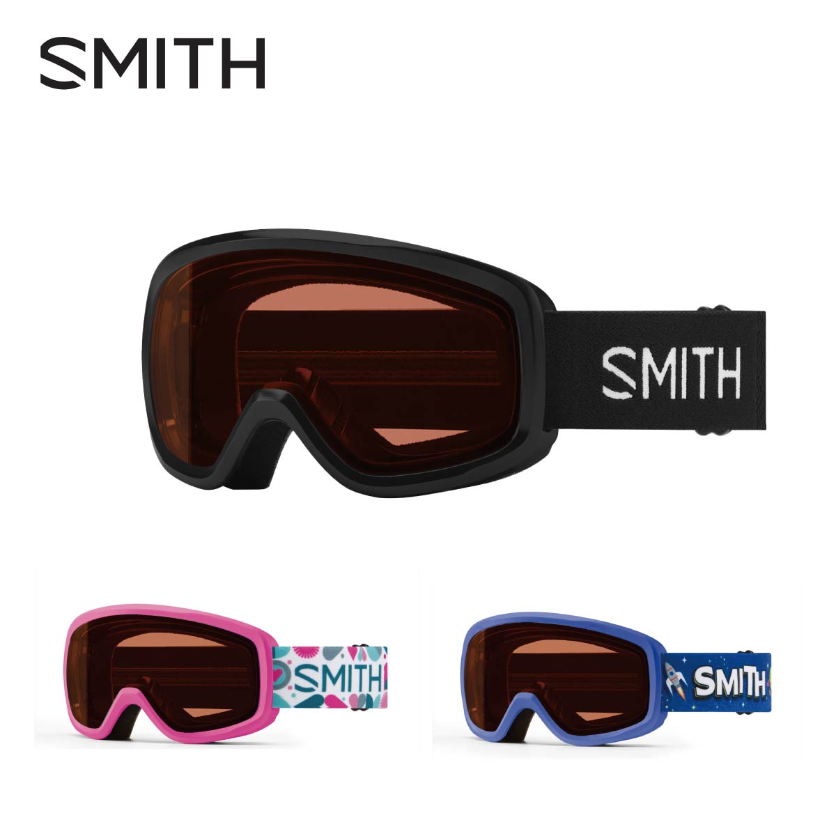 SMITH - SMITH スミス スノボゴーグル キッズ ジュニア＜2026＞Snowday / スノーデイ 〔RC36レンズ〕【眼鏡・メガネ対応ゴーグル】 日本正規品