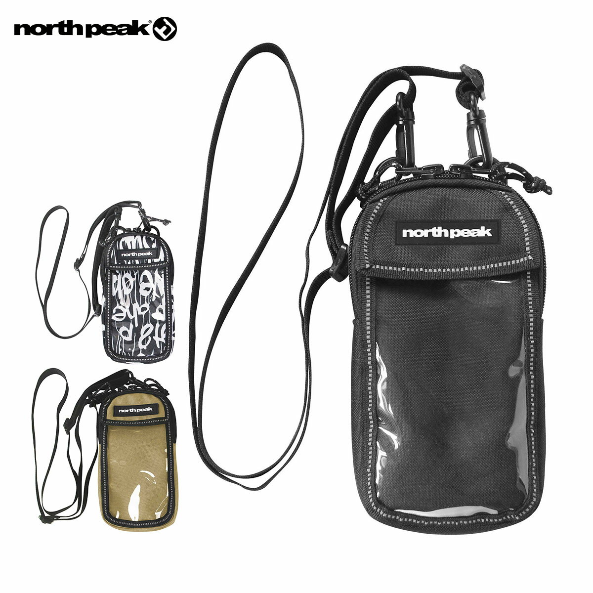 north peak ノースピーク スノボ アクセサリー＜2026＞Smart Phone & Pass Pouch / スマート フォン & パス ポーチ / NP-5398