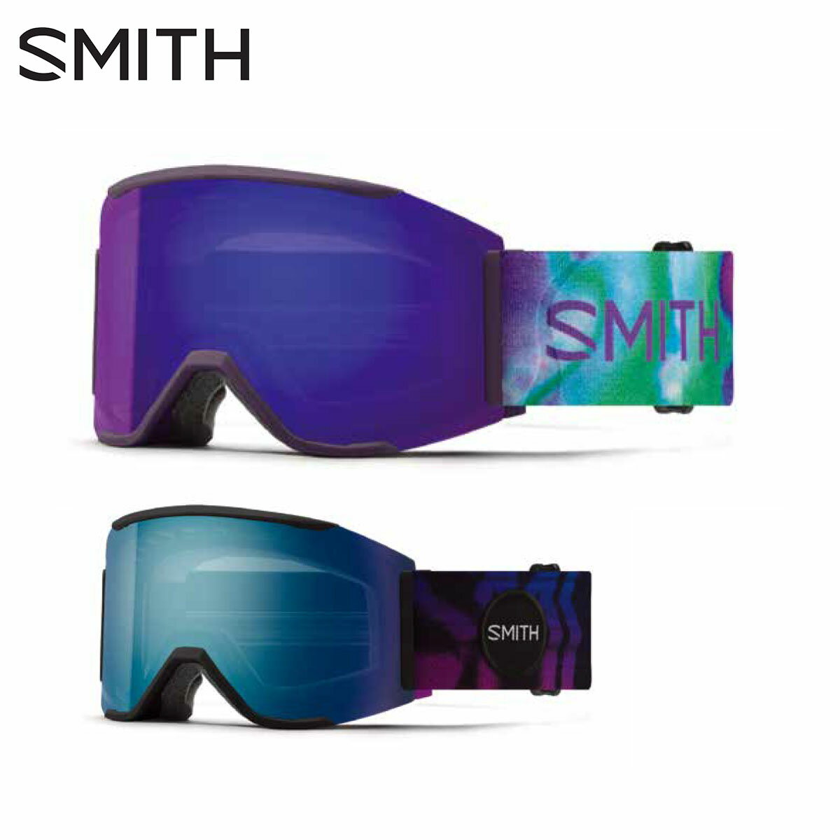 SMITH スミス スノボゴーグル メンズ レディース＜2026＞SQUAD MAG / スカッドマグ〔COSMOS AURORA〕〔COPYCAT〕【ASIAN FIT】【スペアレンズ付】【ミラー】 日本正規品