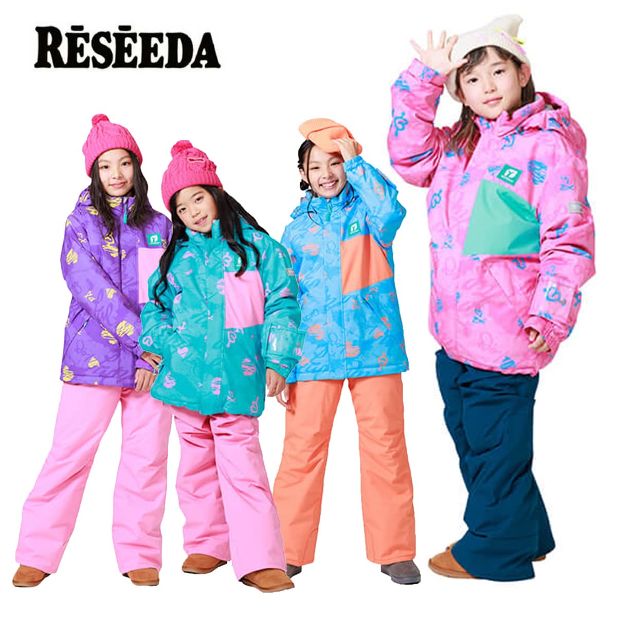 乐天商城 - RESEEDA レセーダ スノボウェア 上下セット キッズ ジュニア＜2026＞RES68001 / JUNIOR SUIT