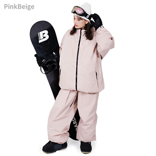 女性用スノーボードオーバーオール ピンク/グレー 女性用スノーボードオーバーオール ピンク/グレー スノーボード ウェア
