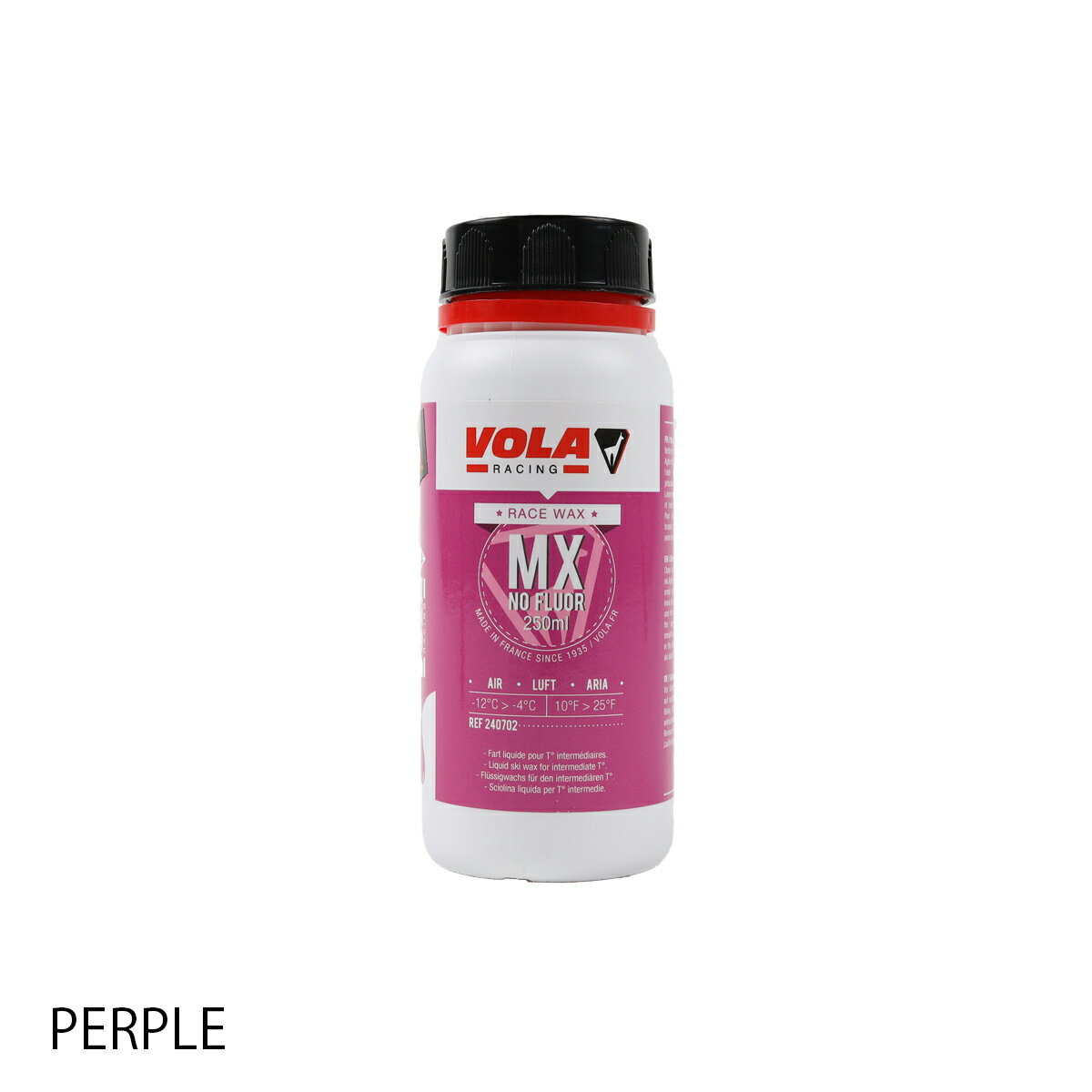 VOLA ボラ リキッド ワックス MX NO FLUOR PURPLE 250ml 液体 スノボ スノーボード