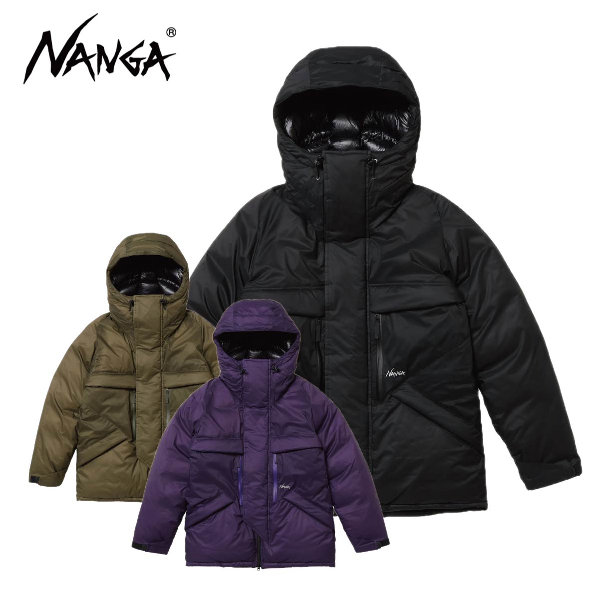 ダウンジャケット メンズ スノボジャケット NANGA ナンガ ダウン <2025> MOUNTAIN BELAY COAT / マウンテンビレーコート / N...