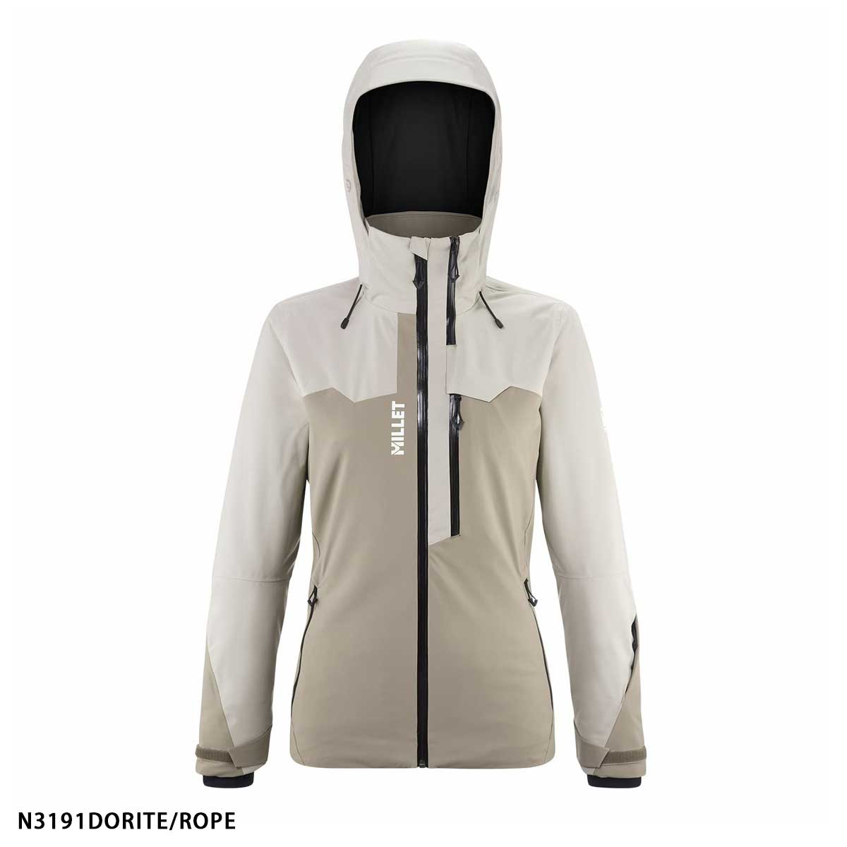 スノーボード専門店B-BRANDSのスノボウェア レディース スノボジャケット ミレー MILLET ＜2025＞ SNOWBASIN JKT W / MIV10205｜アングル2