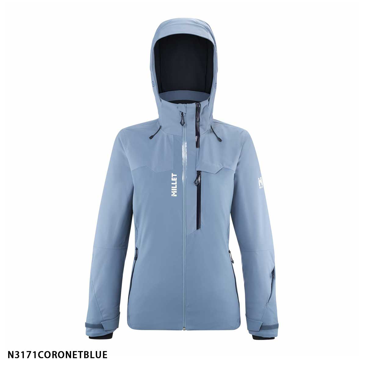 スノーボード専門店B-BRANDSのスノボウェア レディース スノボジャケット ミレー MILLET ＜2025＞ SNOWBASIN JKT W / MIV10205｜アングル3