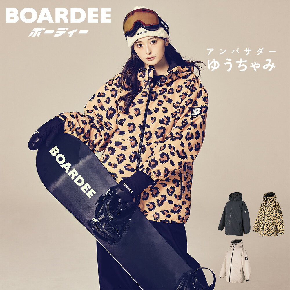 スノボウェア レディース ジャケット 単品 スノーボードウェア BOARDEE BD25JFOT43W ボーディー オーバーサイズ スキーウェア