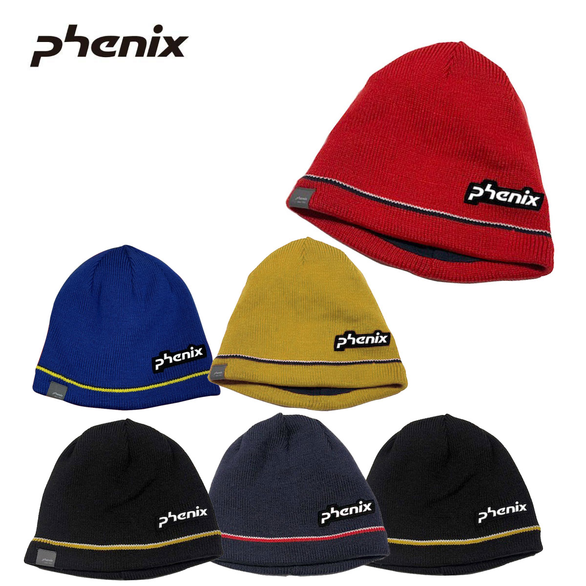 乐天商城 - PHENIX フェニックス スノーボード スノボ ニット帽 キッズ ジュニア ＜2026＞ESB25HW80 /Double Lined Junior Knit Beanie スーパーセール