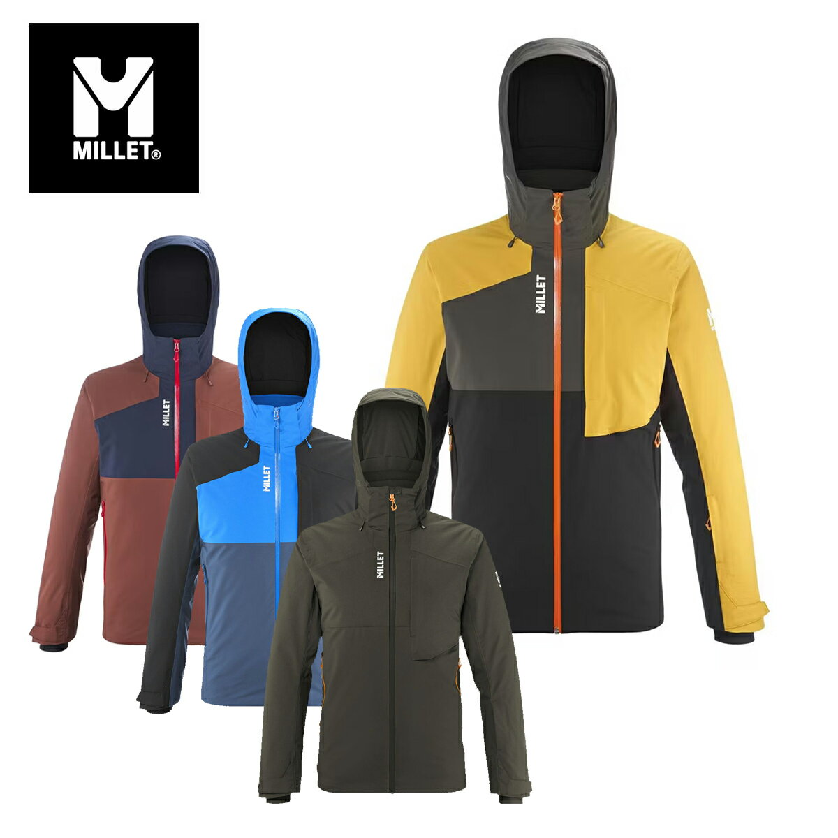 MILLET ミレー スノボ スノーボード ウェア メンズ ジャケット＜2025＞ATNA PEAK JKT M MIV9896