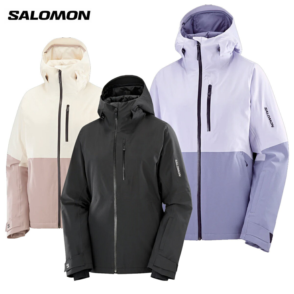 SALOMON サロモン スノボ スノーボードウェア ジャケット レディース＜2026＞HIGHLAND JACKET W【ファスナー付き】