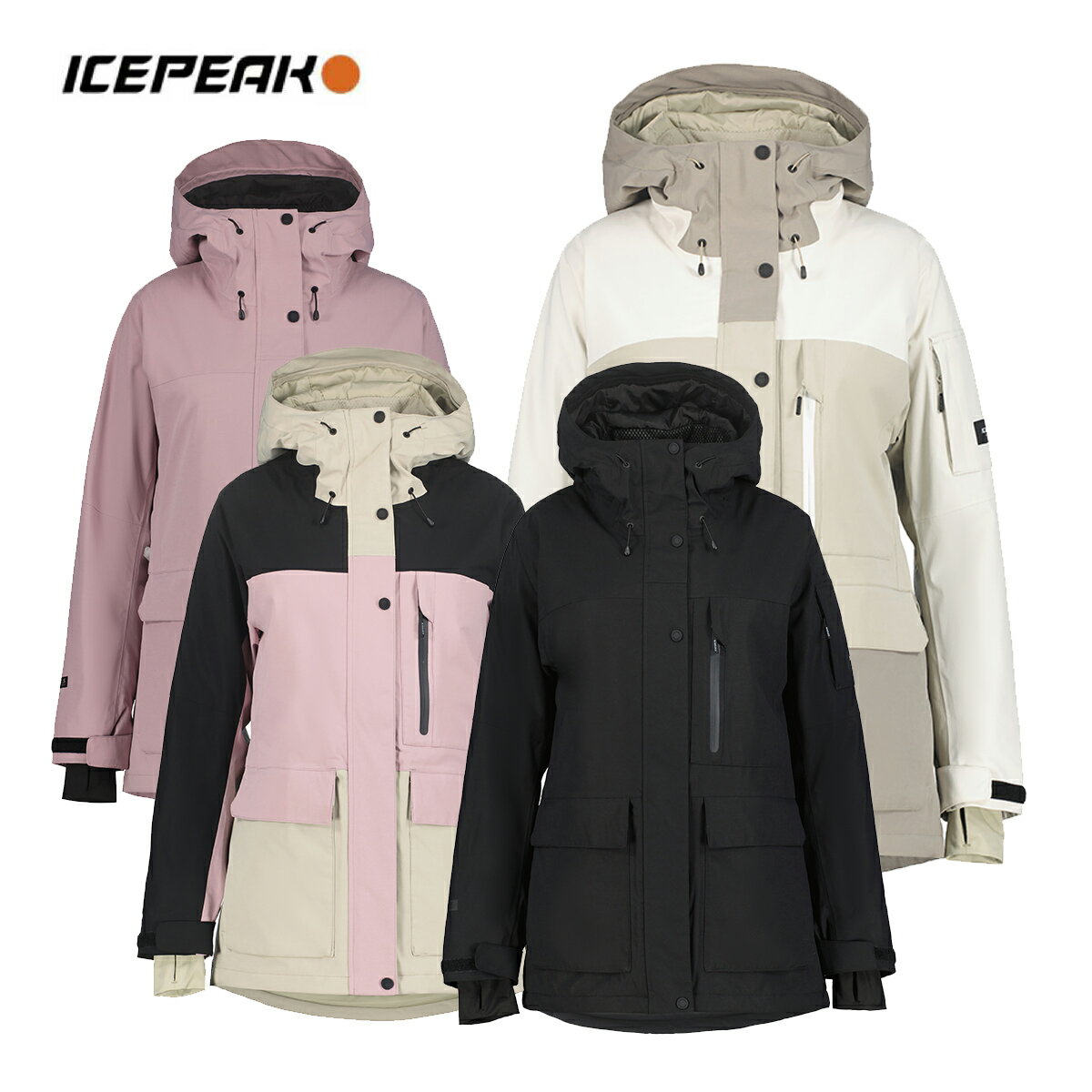樂天商城 - ICEPEAK アイスピーク スノボウェア アウター ジャケット レディース＜2026＞853221547 / CURRAN WOMEN