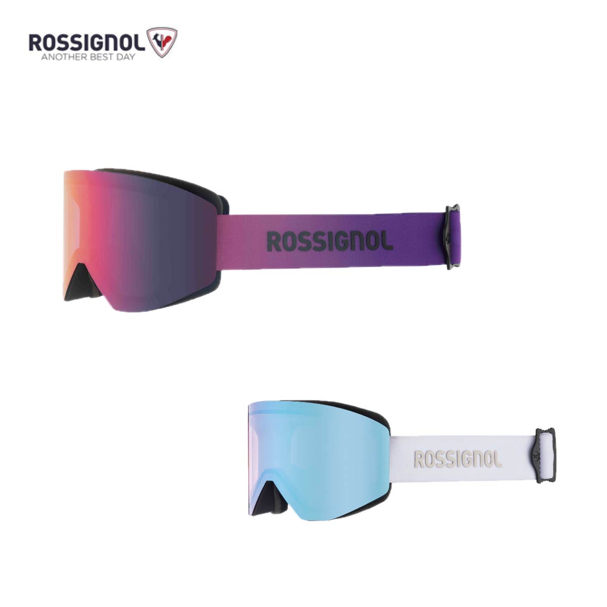 乐天商城 - ROSSIGNOL ロシニョール スノボゴーグル メンズ レディース ＜2026＞ OTAVA / オタヴァ / ホワイト RKOGN02 /パープル RKOGN03 【眼鏡・メガネ対応ゴーグル】 日本正規品