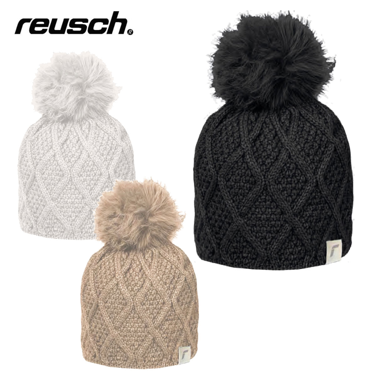 REUSCH ロイシュ スノボニット帽■6680088FLORENCE BEANIEフローレンス ビーニーCOLOR・7700 ブラック・1100 ホワイト・2733 キューバンサンドSIZEワンサイズ※メーカー企画書の情報で商品登録を行っております。予告なしに商品名と仕様変更される場合がございます。