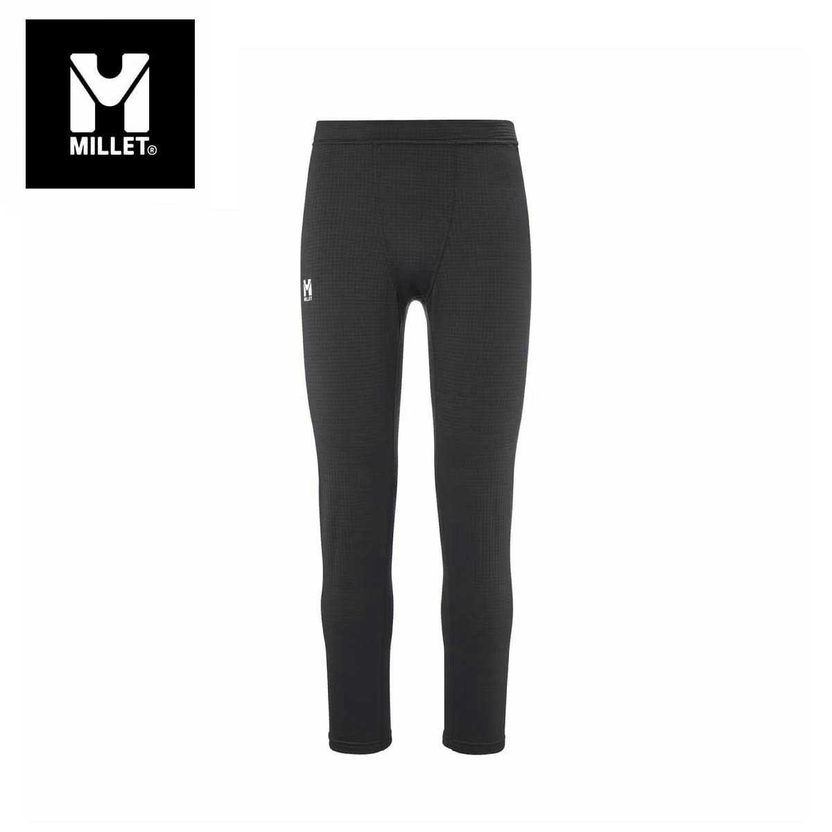 ミレー MILLET スノボウェア■MIV10249FUSION GRID PANT Mフュージョン グリッド パンツ機能素材を使用した保温性の高いインナータイツスキーモ用タイツからインスパイアされた、適度な保温性と通気性をバランスよく兼ね備えたインナータイツ。立体グリッド構造のポーラテック パワーグリッドを採用。股下のインシームガセットと締め付けすぎないちょうどよいフィット感で長時間の行動でも快適な穿き心地を実現しました。冬のアクティビティでの使い勝手を考慮して丈を7/8の長さにしています。・ポーラテック パワーグリッドのストレッチ素材・伸縮性のあるウエストバンド・パフォーマンスベースレイヤー・スリムながら締め付けすぎないフィット感・7/8の長さで足首周りの余分なボリュームや摩擦を軽減・動きやすいインシームガセット・自社工場で生産素材ポーラテック パワーグリッド ヘビー リサイクルド リサイクルポリエステル94% ポリウレタン6%COLOR・BLACK - NOIR/N0247SIZEXS,S,M,L・重さ：247g※メーカー企画書の情報で商品登録を行っております。予告なしに商品名と仕様変更される場合がございます。