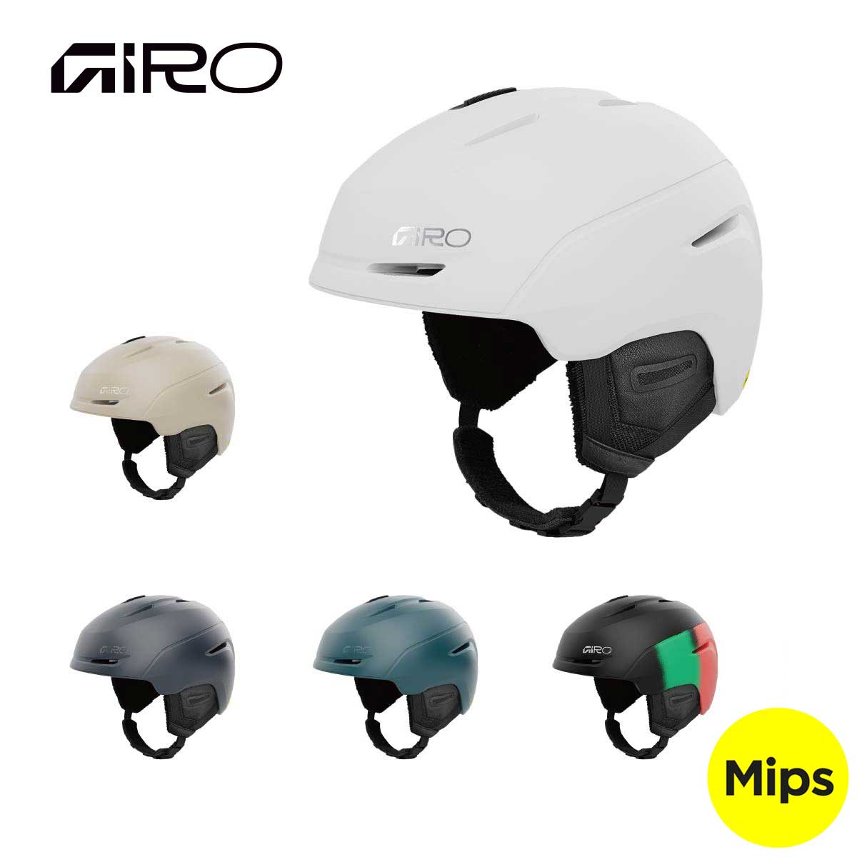 GIRO ジロ スノボヘルメット■Avera Mips AFアベラ ミップス アジアンフィットカラー■MATTE WHITE■MATTE STONE PEARL■MATTE INDIGO PEARL■MATTE PEACOCK PEARL■MATTE BLACK/MULTIサイズS〔52-55.5cm〕M〔55.5-59cm〕CONSTRUCTION ・ MIPS多方向衝撃保護システム・ インモールド構造FIT SYSTEM・ インフォームフィットシステム・ バーチカルチューニングVENTILATION・ サーモスタットコントロール付きベンチレーション・ スタックベンチレーション FEATURES ・ 女性向けスタイルとディテール・ 取り外し可能イヤーパッド・ CE EN1077安全基準●Mips●AF※メーカー企画書の情報で商品登録を行っております。予告なしに商品名と仕様変更される場合がございます。