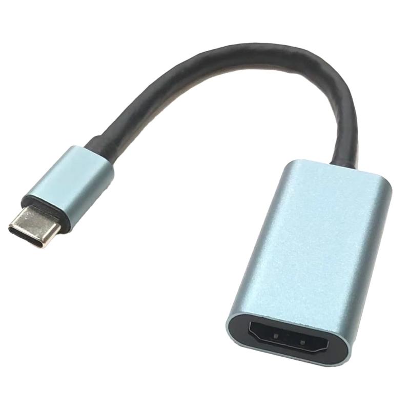 オーディオファン USB Type C to HDMI変換 アダプター 4K 30Hz タイプC to HDMI ケーブル 4K 接続ケーブル 接続簡単 設定不要 在宅勤務 スマホ ホームシアター TV ディスプレイ モニターなど対応 約19cm