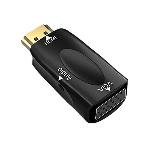 オーディオファン HDMI VGA 変換 アダプタ D-SUB 15ピン HDMI - VGA 変換 ケーブル HDMI オス to VGA メス 1080P プロジェクター PC HDTV 用 HDMI-VGA変換 アダプタHDMIポート(タイプA)を備えるパソコンからVGA入力に対応するモニタへ接続する際にご利用いただける変換アダプタです。HDMI タイプA 19pin オス ➡ アナログVGA 15pin メス へ変換 VGAからHDMIへの変換にはご利用いただけませんアダプタ側面にございます3.5mmステレオミニ端子よりアナログ音声出力が可能です●アナログVGA入力しかもたない映像機器へパソコンやPlaystation・レコーダーなどのHDMI出力を受けられる変換アダプタです(逆方向の変換にはご利用いただけません) ●当商品はアダプタ本体のみ販売いたしております。パソコンや映像機器及びケーブル類は付属いたしません。●製品内容 HDMItoVGA変換アダプタ × 1 (VGAケーブルは付属しておりません)●製品サイズ 約 48mm × 22mm ●期間 お届け日より1ヶ月管理番号 03237 af-hmmvgafcv01wh 管理番号 01792 ti-mi69-a9vq 管理番号 01793 ki-43uv-ffgg 当商品は音声データーを単純分岐している構造上音声データー（出力）が映像信号に影響を受ける場合が御座いますが、不良では御座いません 入荷時期によってHDMIかHDTVか、表記の違いがある場合がございます。機能、性能に違いはございません HDMI機器の電源出力が不足している場合、機能しない場合がございます