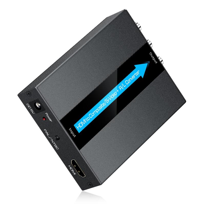メスコンポーネント to HDMI コンバーター スケーリング搭載 解像度・フレームレート変換 PS2/NGC/Wii を HDTV で視聴可能