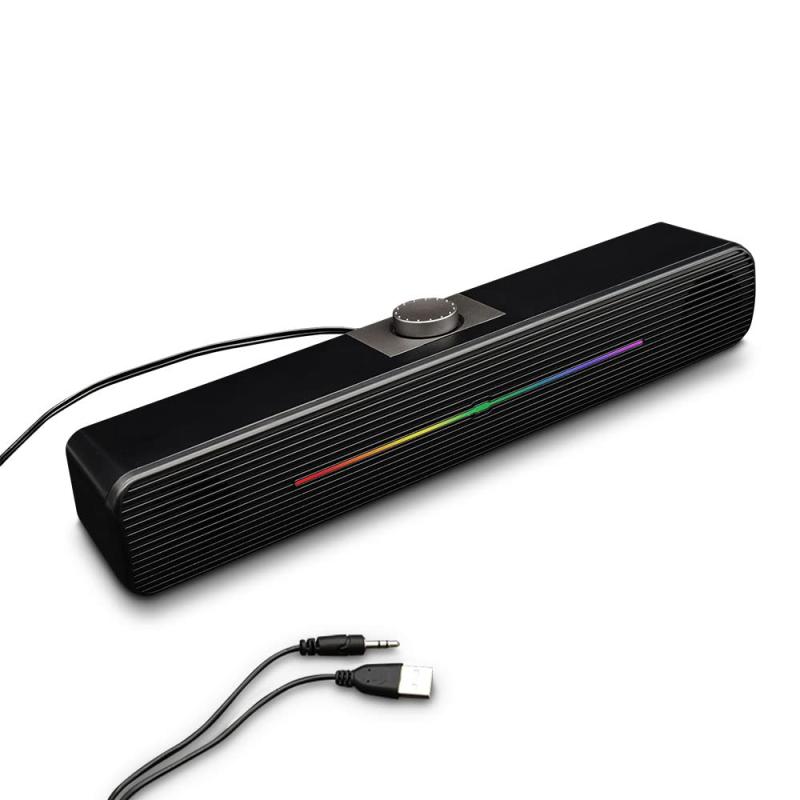 JTT イルミネーションサウンドBAR USB給電 3.5mm3極プラグ JTSOUNDBAR