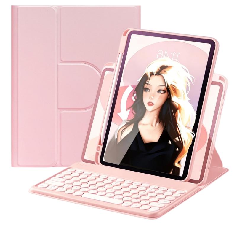 縦置き iPad 10.2インチ iPad 第9世代 第8世代 第7世代キーボード付きケース [磁気...