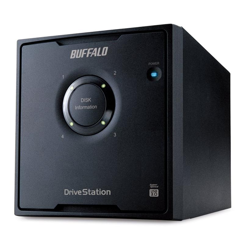 BUFFALO RAID5対応 USB3.0用 外付けハードディスク 4ドライブモデルHD-QLU3/R5シリーズ