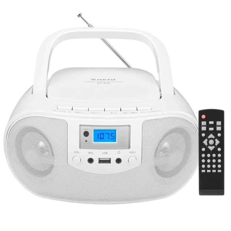 G keni ラジカセカセットプレーヤー カセットデッキ 録音再生 多機能ポータブルラジオ（AM/FM/SW対応）＆テープレコーダー USB/TFカード 乾電池/AC電源仕様 ハンドル付 高齢者に向け【多様な用途、生活にフィット】このカセットラジオは機能が豊富で、ノスタルジックなカセットの再生と録音が可能で、年配の方々が昔の良い時代に浸れるだけでなく、子どもたちの学習にも役立ちます。USB/TF カードにも対応し、お気に入りの音楽をいつでも楽しめます。静かな自宅での休憩中でも、旅の途中でも、あなたの心強い音楽のパートナーです。