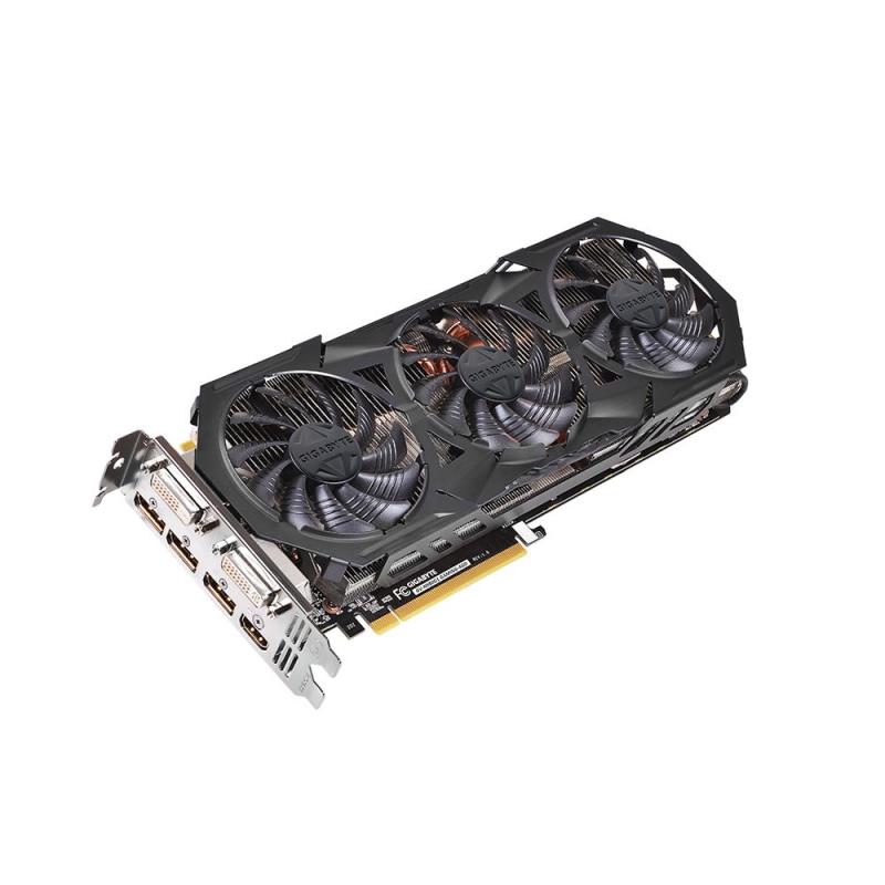 GIGABYTE ビデオカード Geforce GTX980搭載 オーバークロックモデル GV-N980G1 GAMING-4GD・Geforce GTX980搭載ビデオカード・ゲーマー向けオリジナルモデル・オーバークロックモデル・ブレードフィンを搭載した新型WINDFORCEを搭載・最大6画面表示、4K出力を4画面表示可能