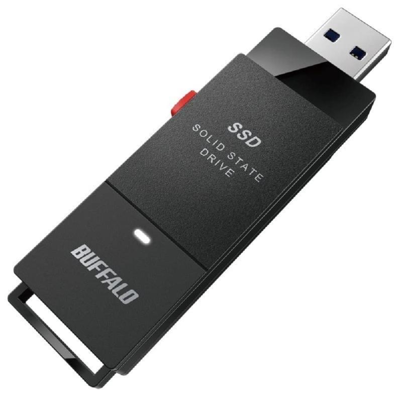 SSD-SCT2.0U3-BA(ブラック) ケーブルレス ポータブルSSD 2TB
