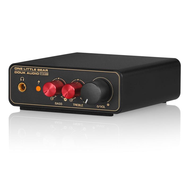 Nobsound T14 EQ Mini MM/MC Phono レコードプレーヤー用 RIAA プリアンプ ヘッドホンアンプ ミニサイズで高性能なMM/MC用フェノステージ ヘッドホン出力対応 ビニールレコードプレーヤー用