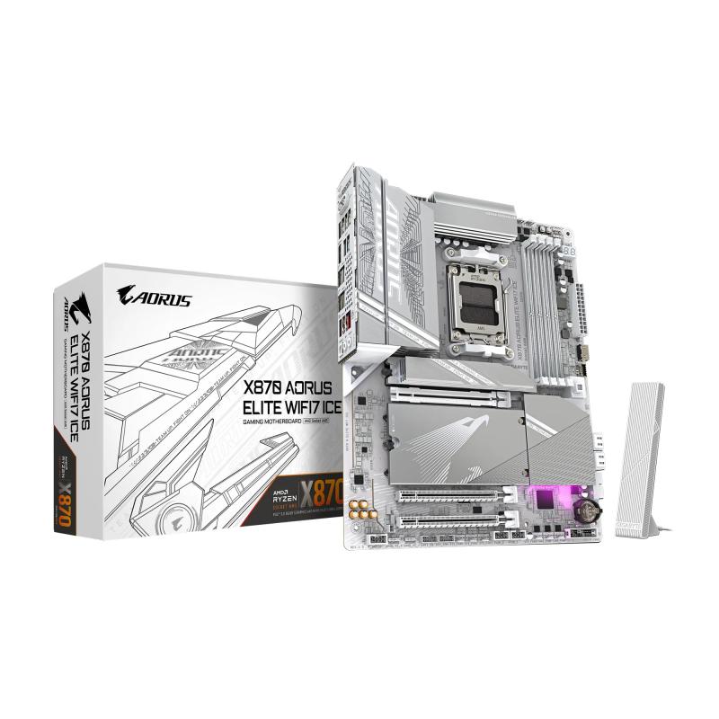 GIGABYTE AORUS プレミアム上位ゲーミング・マザーボード AMD X870 シリーズで高性能ハイスペックPC向け