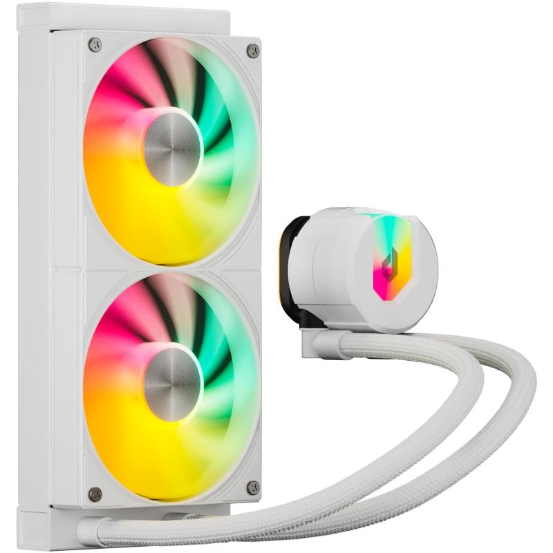 upHere 簡易水冷ARGB CPUクーラー ラジエーター搭載 120mmPWMファン水冷システム cpu cooler aio LGA1700/AM5/AM4対応