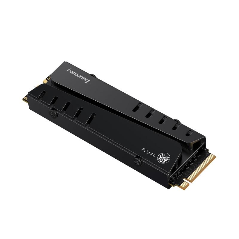 fanxiang S880 M.2 SSD 1TB NVMe 2280 最大7450MB/s PCIe Gen4.0x4 64Gb/s M.2 SSD PS5動作確認済 3D NAND TLC 内蔵SSD SLCキャッシュ グラフェン素材 放熱性 ノートパソコン/デスクトップ/PS5に対応 2000TBW 5年「fanxiang S880・快感へのニーズにお応じる」fanxiang S880 SSD はNVMe M.2 PCIe Gen4.0 64Gb/s高速インターフェースを搭載しており、PCle 3.0の2倍のデータ転送速度を実現し、SSDの最大読み取り速度は7300MB/s、最大書き込み速度は6600MB/sです。弊社のm.2 ssd nvmeはダイナミックSLCキャッシュとHMBを活用し、パソコンやシステムを急速起動でき、SSD内のファイルや画像などもより速く読み取れだけではなく、ゲームの起動速度とロード速度も大幅に向上させ、カートンと遅延を減らすことができます。長い待ち時間が心配なく、時間を節約して効率が大幅に向上にさせ、ゲームの快感も楽しめましょう高速化、高性能と高コスパのバランスを重視するお方に一番のM.2 SSDです。「放熱性抜群のSSD・2つ知能管理システム搭載」fanxiang NVMe SSDはグラフェン素材を採用し、このような先進的な放熱技術はSSDの動作温度を効果的に下げることができるだけでなく、SSDの長時間の安定した動作を確保します。また放熱効率を大幅に高め、過熱によるデバイスへの故障を防ぎます。同時に、ssd nvmeはAuto-適応温度調節、電源エネルギー効率管理の2つ知能管理システムを搭載し、知能的にSSDの発熱温度と消費電力制御を調節し、元からM.2 SSDの発熱量を下げられます。それにより、SSDは低消費電力で、デバイスの電池の寿命を延ばすことができるだけではなく、省エネで環境にも有利です。「高性能SSD・データ安全確保」fanxiang SSDはECC技術、S.M.A.R.T.機能、不良ブロック管理、RAIDとLDPC機能、TRIMなどの機能が付き、よりよい性能の向上を実現されていました。そして、M.2 SSDは強固なAES-256暗号化方式を採用し、データの保護や完全性が確保されます。同時に、ssd nvmeは騒音なし、騒音による不快感やストレスを防ぎ、学習や仕事の効率を高めることもできます。「幅広い互換性・PS5動作確認済」SSD M.2 PCIe 4.0は、ラップトップ、デスクトップコンピューター、オールインワンコンピュータで使用でき、Windows/Linux/Unix/Mac OSおよびその他のオペレーティングシステムと互換性があります。大事なのはこのSSDはPS5と互換性があり、PS5の拡張ストレージ、ゲーム体験を向上に最優先となります ご注意：(1) 初めてSSDを使用する場合に、さまざまなオペレーティングシステムで使用できるために、新しいパーティションを作成し、ディスク管理ツールでssdをフォーマットする必要があります。(2)PCle 3.0とも交換性がありますが、m.2 ssdの本気の読み書き速度を発揮するには、デバイスのインタフェースがPCIe 4.0をサポートすることを確認してください。「5年間安心と長期技術サポート」fanxiang S880 SSDは最大300TBW（総書き込みバイト数）と150万時間のMTBFが備えています。fanxiang S880 NVMe SSDは80時間の厳格なテストと5回の厳格な検査を経て、長期使用のための安定性と信頼性を確保しています。それにご購入より5年し、M.2 SSDについてご質問がございましたら、「アカウントサービス」-「注文履歴」-【販売店舗】-【質問する】のほうでお気軽に弊社までご連絡ください。お客様のために解決案を提供することができます。ご注意：SSDのTBWと期間の中で、どちらが先に到達すると期間は終了となります。