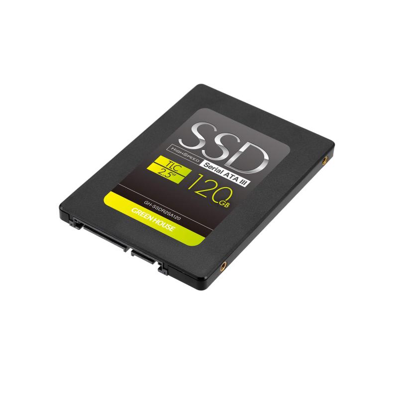グリーンハウス SSD 120GB 2.5インチ シリアルATA-III (6Gb/s)対応高速モデル 3年