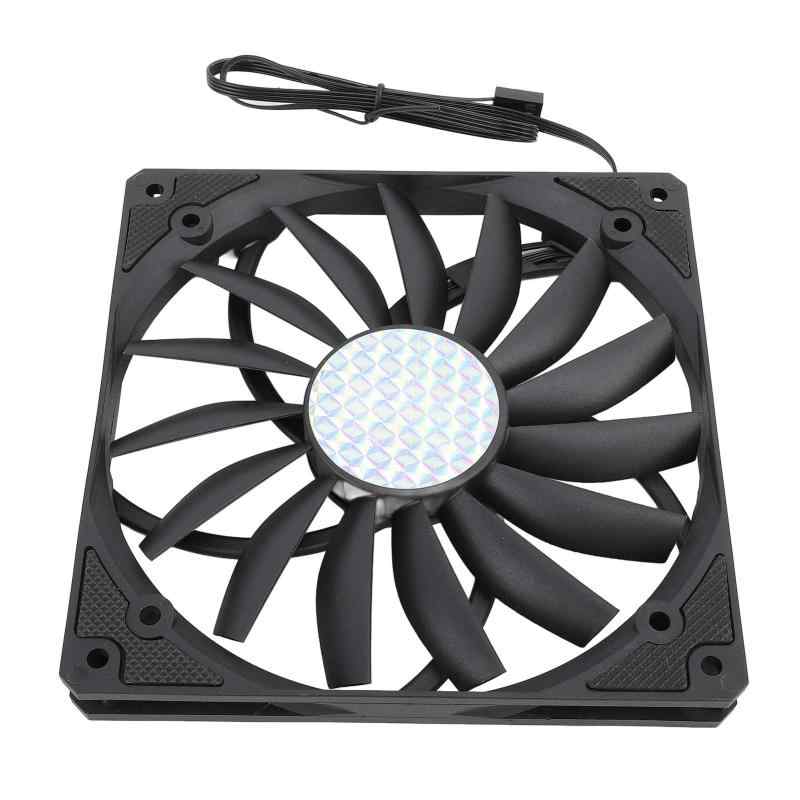 140mm PWM 冷却ファン、MFDB 油圧ベアリングケースファン、超薄型 4 ピンコンピュータケースファン、1100RPM、15 ブレードデザイン、PC ケース用 (黒)超薄型 140mm 4 ピン PWM ファン: このファンは最大騒音レベルわずか 31dBA で動作し、静かな作業環境やゲーム環境を提供します。簡単な取り付け: このファンはあらゆるタイプのコンピュータケースと互換性があり、プラグアンドプレイで簡単に取り付けられるユーザーフレンドリーな電源インターフェイス設計を備えており、105mm、125mmのデュアルネジ穴スペースを備えています。効率的な油圧ベアリング：この冷却ファンは、低摩擦磁気浮上ベアリング技術のおかげで、耐久性のあるMFDB動圧ベアリングを備えており、寿命は10000時間以上です。PWM インテリジェント温度制御: 300 ～ 1100rpm のダイナミック速度範囲を備えたこのファンは、PWM ピンを SYS FAN ピンに挿入するだけで、速度を調整してノイズ レベルを低減できます。15 ブレード設計: 15 枚の高圧ファン ブレードは、安定した空気圧と強力なエアフローによるパフォーマンスの向上に重点を置き、1100PRM で最大 76.5CFM のエアフローを実現します。