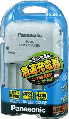 パナソニック 急速充電器 単3形単4形ニッケル水素ニカド電池用 BQ 390 W