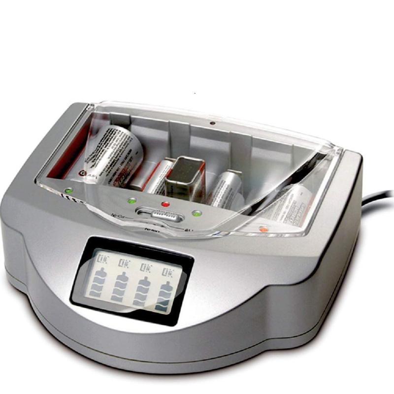 電池充電器 マルチチャージャー アルカリニッカドニッケル水素 チャージャー 単1単2単3単49V LCD付き リモコン