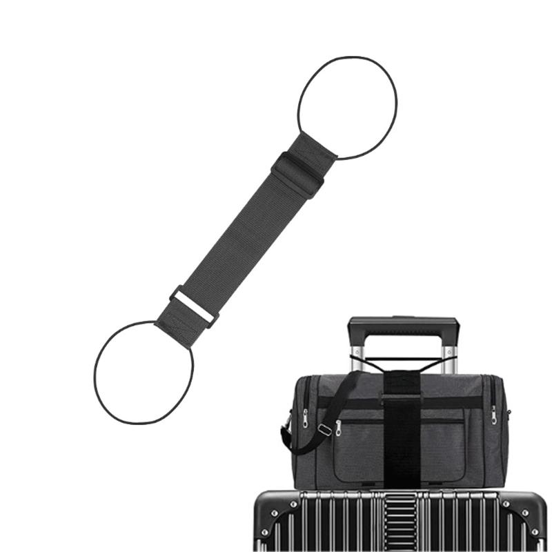 【Bookwarm】スーツケースベルト荷物固定 海外旅行荷物用 固定ベルト 便利グッズ 長さ調節可能 バッグとめるベルト 軽量 落ち防止 スーツケース キャリーバッグ の上 荷物 固定ベルト26-40CM boardermkt-10033793 ボーダーマーケット サンプル画像2