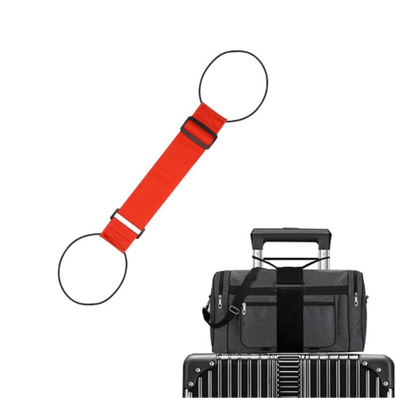 【Bookwarm】スーツケースベルト荷物固定 海外旅行荷物用 固定ベルト 便利グッズ 長さ調節可能 バッグとめるベルト 軽量 落ち防止 スーツケース キャリーバッグ の上 荷物 固定ベルト26-40CM boardermkt-10033793 ボーダーマーケット サンプル画像3