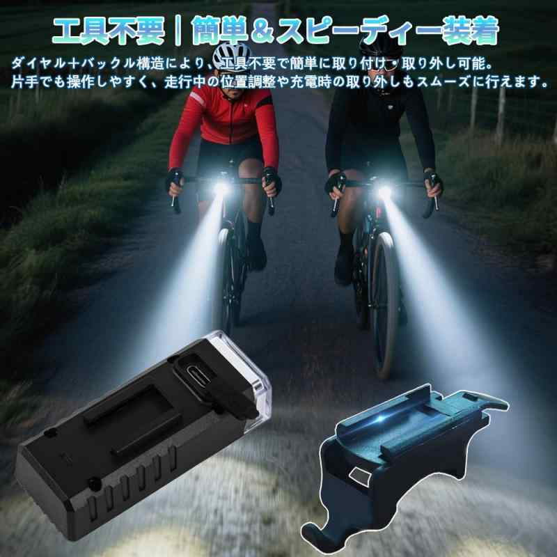 ボーダーマーケットのKASELIN 自転車ライトホルダー ゴムバンド 2 本入り 調整可能取付用 ライトブラケット/交換用ベルト 汎用ベル サイクリングアクセサリー｜アングル2