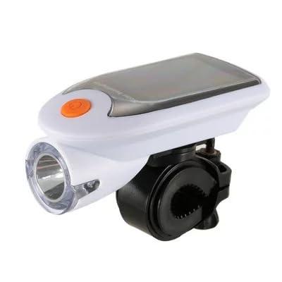 ボーダーマーケットの自転車ledライト 超高輝度・遠距離照射LED USB 2.0充電式ソーラーLEDライト ソーラー フロントヘッドライト 通勤 通学 防水 防振 防災 地震/停電/登山/夜釣り 緊急対応 急速充電 懐中電灯兼用｜アングル2