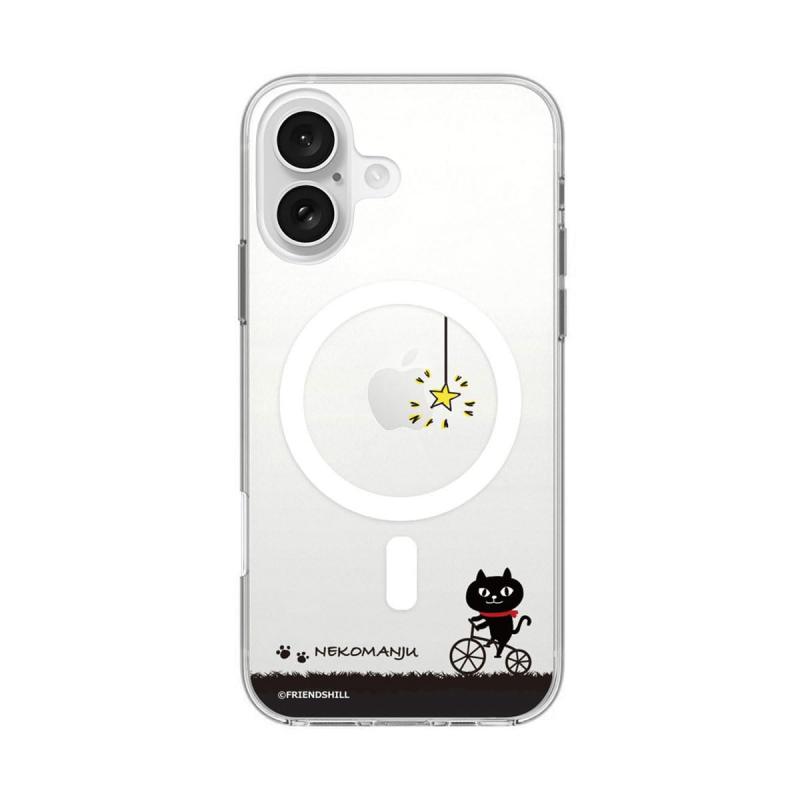 abbi FRIENDS iPhone16シリーズ ネコマンジュウMagSafe対応クリアケース