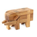 トモ コーポレーション 「ウッドパズル ゾウ」 木製 パズル Wood Puzzle elephant