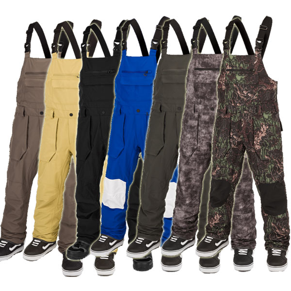 スノーボード ウエア ビブパンツ ボルコム ビブパンツ スノボウェアー 防水 メンズ レディース VOLCOM ROAN BIB overall 2021-2022