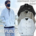 22-23 REPUBLIC &CO/リパブリック HUNTAING COAT jacket メンズ レディース 防水ジャケット スノーボードウェア スノーウェアー 2023