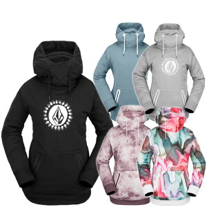 即出荷 22-23 VOLCOM/ボルコム SPRING SHRED hoody レディース セカンドレイヤー フーディー スノーボードウェア 2023 型落ち