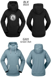 即出荷 22-23 VOLCOM/ボルコム SPRING SHRED hoody レディース セカンドレイヤー フーディー スノーボードウェア 2023 型落ち